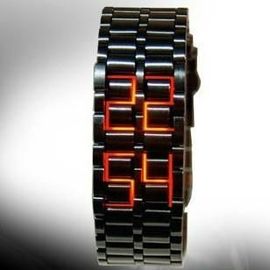 Chrome noir sur montre design